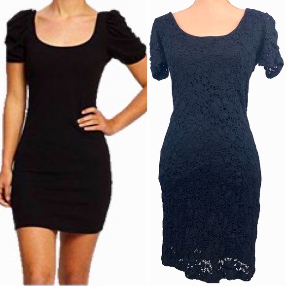 Pins & Needles Lace Overlay Dress